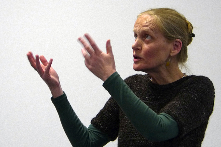 Sprechende Landschaften - Katrin Oberländer erzählt in der Bibliothek Kall